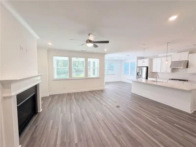 Spacious, unfurnished interior of a new home in Bailey Fence, Dacula (Image 12). Spacious, unfurnished interior of a new home in Bailey Fence, Dacula (Image 12).