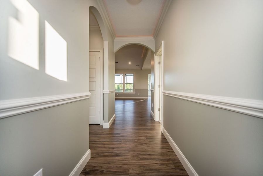 Representative unfurnished interior of a home built from the Mediterranean by Enchanted Homes in Lonesome Dove, San Antonio (Image 22).