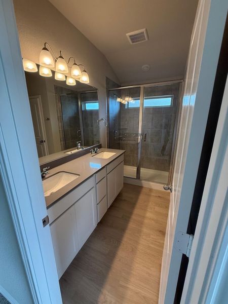Furnished interior view inside a new home in Southern Pointe, College Station (Image 6).