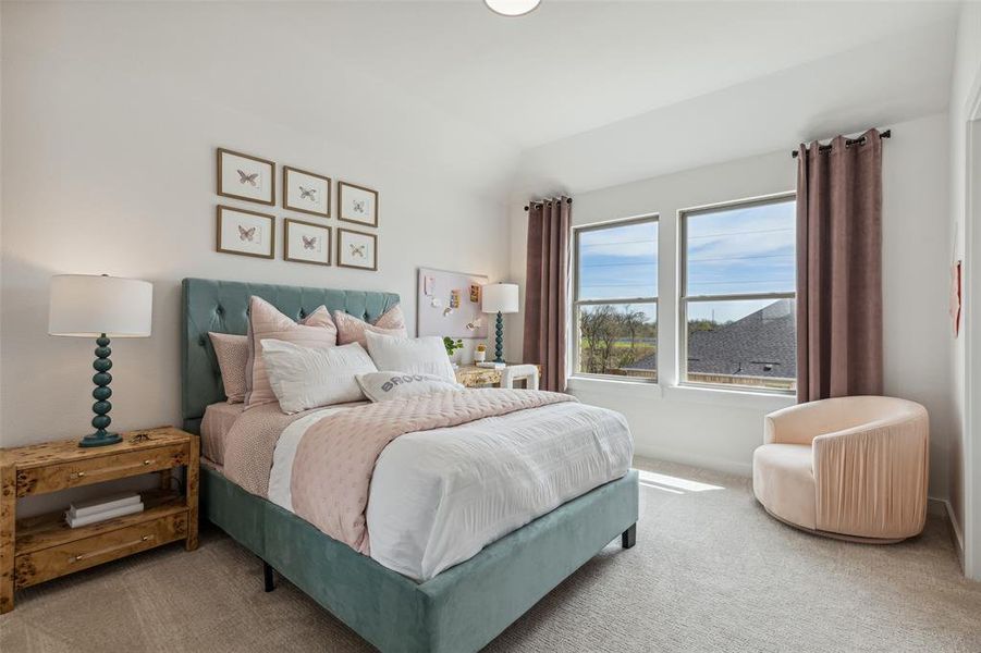 Furnished interior view inside a new home in Painted Tree, McKinney (Image 23). Furnished interior view inside a new home in Painted Tree, McKinney (Image 23).