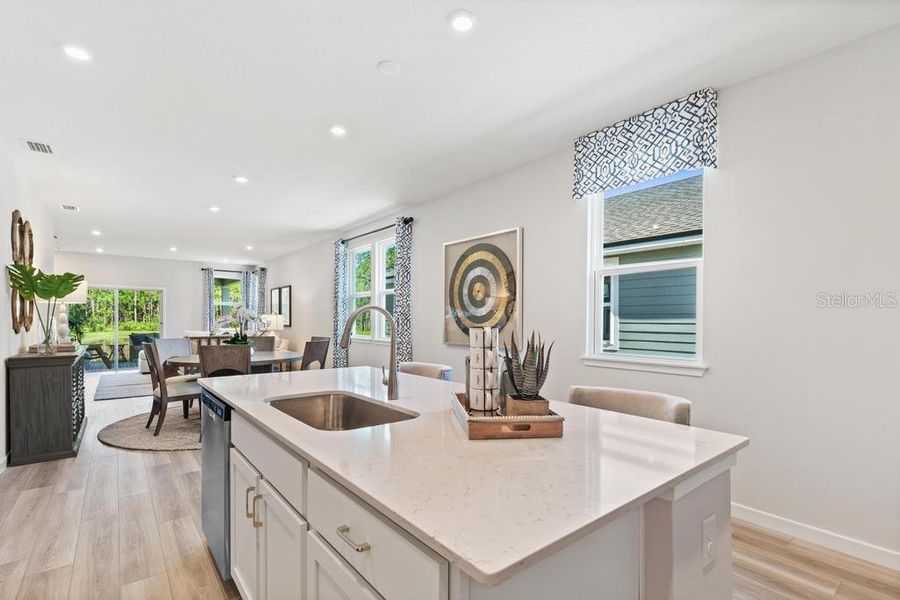 Furnished interior view inside a new home in Seminole Palms, Palm Coast (Image 36).