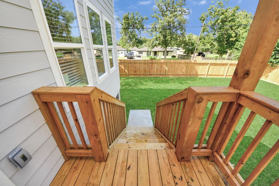 Exterior details and patio area of a home in , Alvin (Image 1). Exterior details and patio area of a home in , Alvin (Image 1).