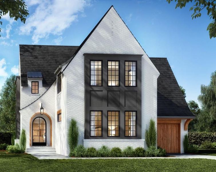 Front exterior of a new home in , Smyrna, GA, highlighting curb appeal (Image 2).