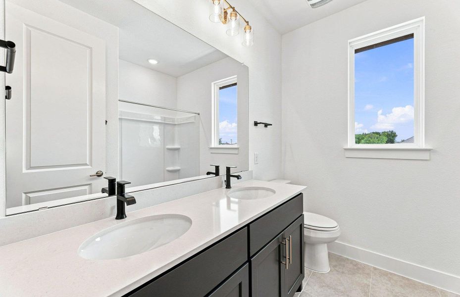 Furnished interior view inside a new home in Kuempel Estates, Pflugerville (Image 15).