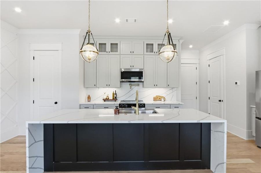 Furnished interior view inside a new home in , Braselton (Image 29). Furnished interior view inside a new home in , Braselton (Image 29).