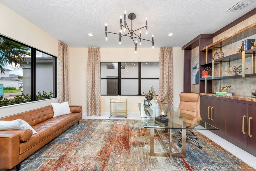 Representative furnished interior of a home built from the Pacifica by GL Homes in Lotus Edge, Boca Raton (Image 11).