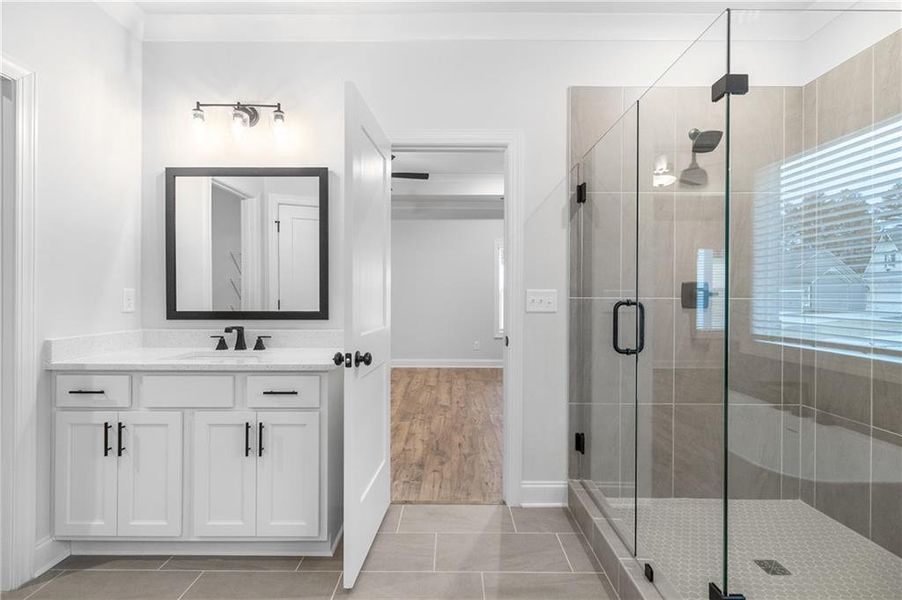Furnished interior view inside a new home in Belle Woode Estates, Monroe (Image 7).