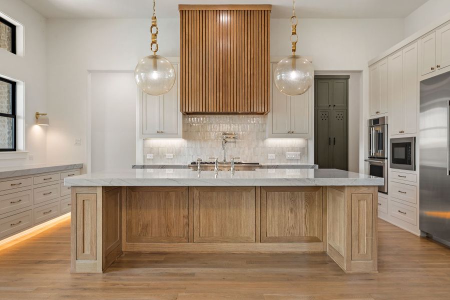 Furnished interior view inside a new home in The Resort on Eagle Mt. Lake, Fort Worth (Image 8).