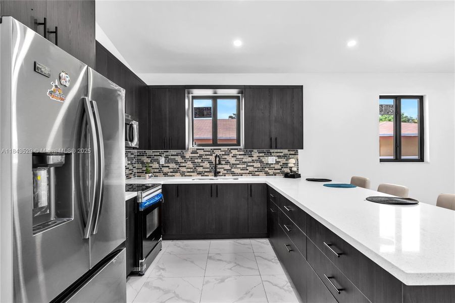 Furnished interior view inside a new home in , Pompano Beach (Image 17).