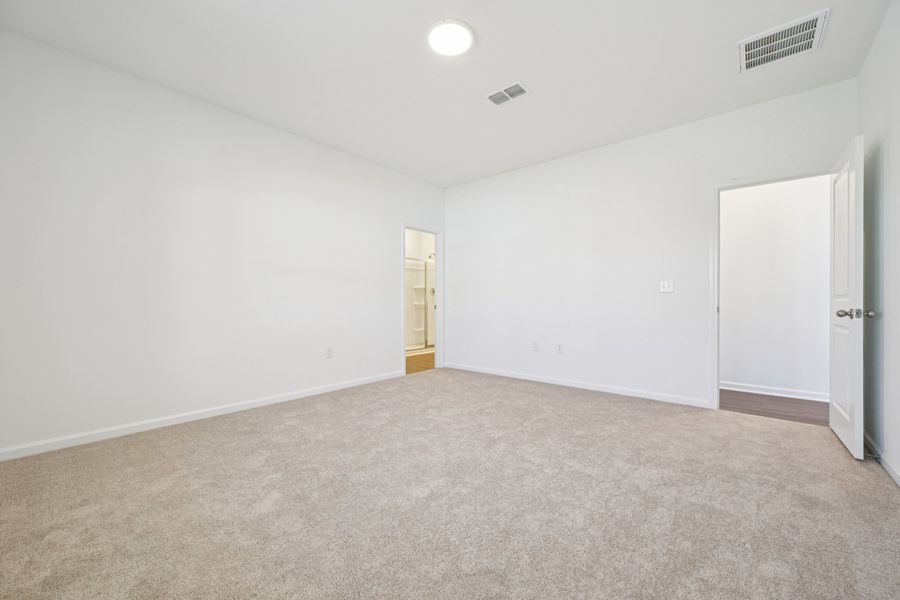 Representative unfurnished interior of a home built from the Caswell II by Ashton Woods in Crescent Mills, Wilson's Mills (Image 30). Representative unfurnished interior of a home built from the Caswell II by Ashton Woods in Crescent Mills, Wilson's Mills (Image 30).