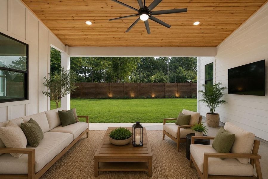 Exterior details and patio area of a home in , Tomball (Image 21). Exterior details and patio area of a home in , Tomball (Image 21).