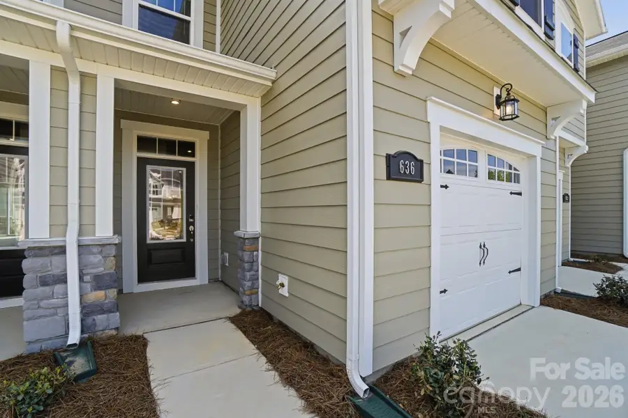 Exterior details and patio area of a home in Arbor Chase, Clover (Image 3).