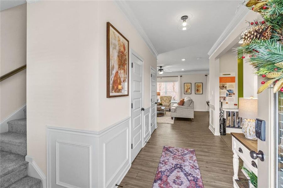 Furnished interior view inside a new home in Varnell Preserve, Dalton (Image 4).