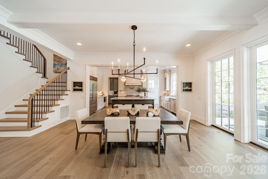 Furnished interior view inside a new home in , Charlotte (Image 7).