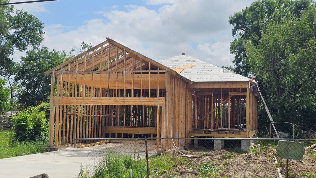 In-progress construction of a new home in , Houston, TX (Image 19).
