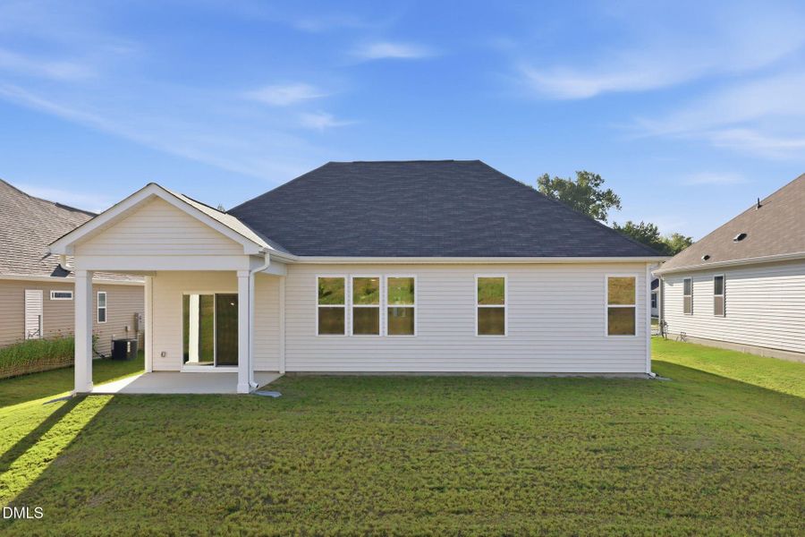 Exterior details and patio area of a home in 78 North, Sanford (Image 26).