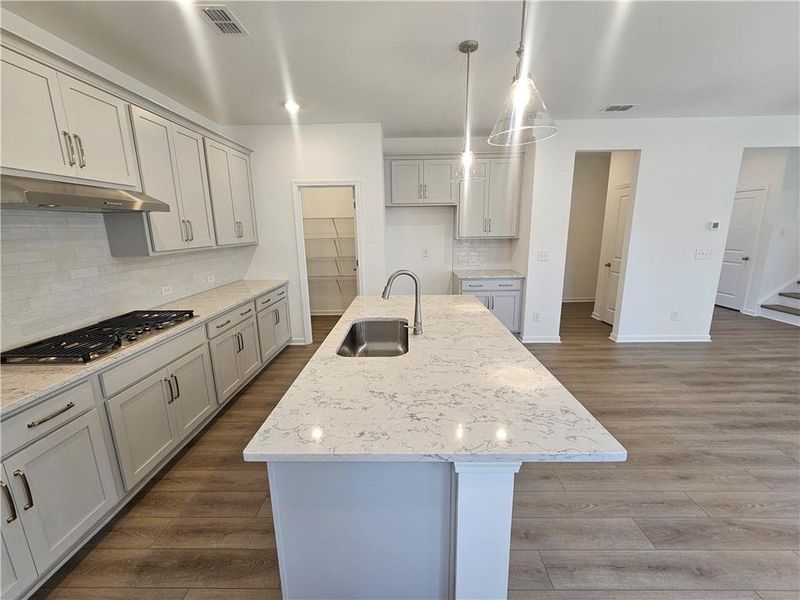Furnished interior view inside a new home in The Estates at Casteel, Bethlehem (Image 6).