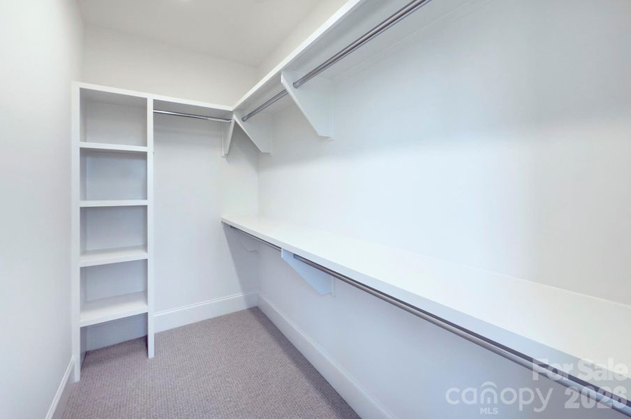 Secondary bedroom closet