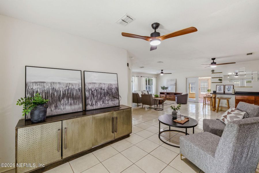 Furnished interior view inside a new home in , Jacksonville (Image 26).