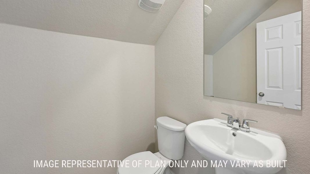 Representative interior finishes for a home built from the Gardenia by D.R. Horton in Pepper Creek Crossing, Temple (Image 10).
