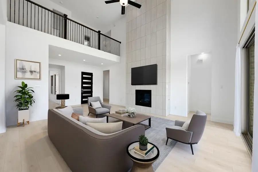 Representative furnished interior of a home built from the Pearl by Taylor Morrison in The Ridge at Northlake, Argyle (Image 6).