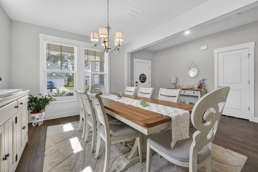 Furnished interior view inside a new home in , Summerville (Image 24).