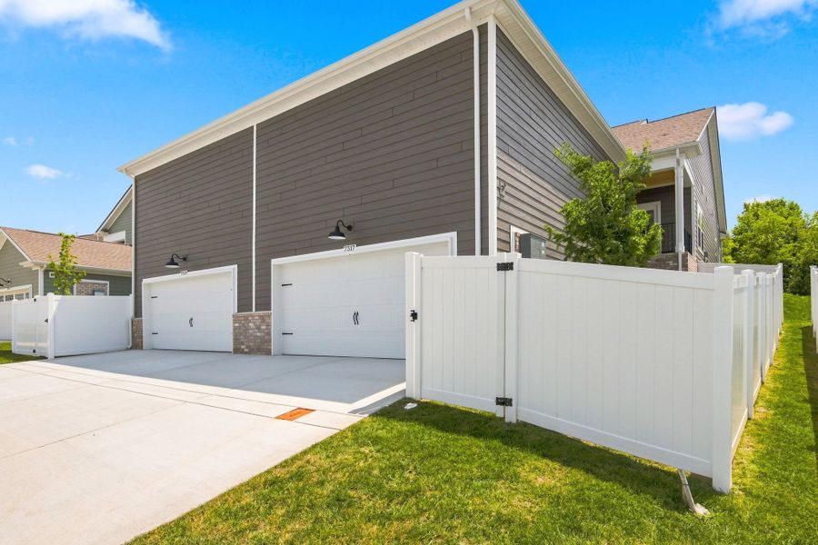 Exterior details and patio area of a home in Carothers Farms, Nolensville (Image 19).
