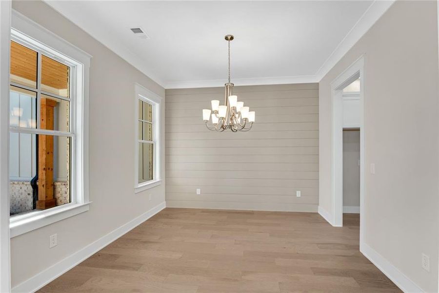 Spacious, unfurnished interior of a new home in , Hiram (Image 68).