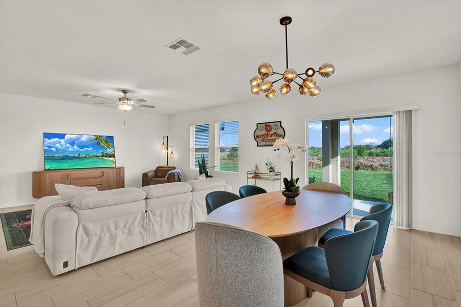 Furnished interior view inside a new home in Mirada, San Antonio (Image 8).