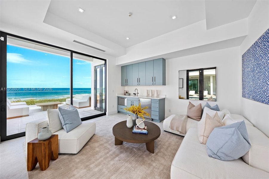 guest house living area