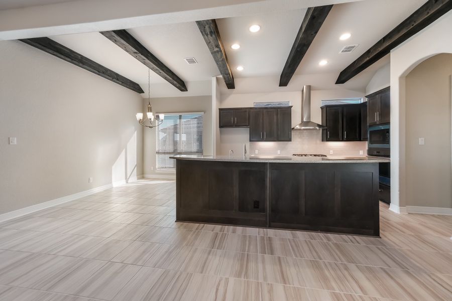 Representative furnished interior of a home built from the The Scottsdale IV by Whitestone Custom Homes in Johnson Ranch, Bulverde (Image 7).