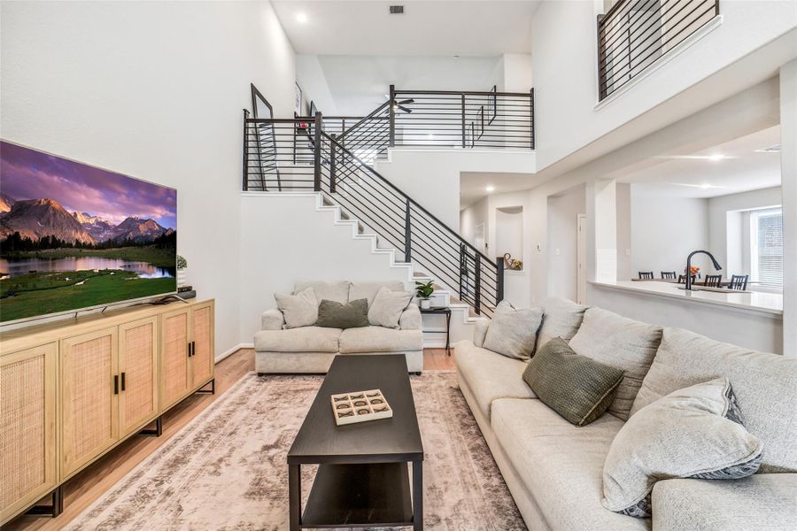 Furnished interior view inside a new home in , Katy (Image 8).