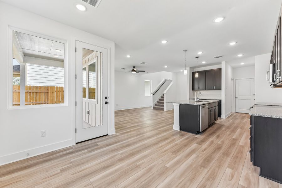 Furnished interior view inside a new home in Freedom at Anthem, Kyle (Image 7).