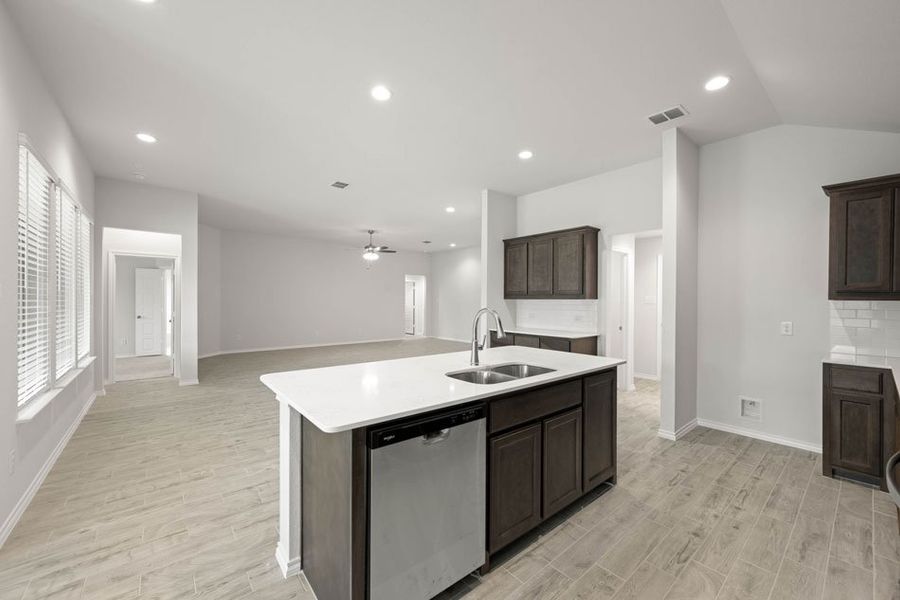 Front exterior of a new home in Mountain Valley, Burleson, TX, highlighting curb appeal (Image 28).