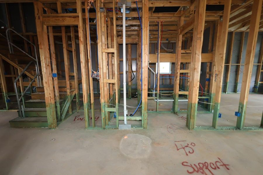 In-progress construction of a new home in Grange - Reserve Collection, Katy, TX (Image 4). In-progress construction of a new home in Grange - Reserve Collection, Katy, TX (Image 4).