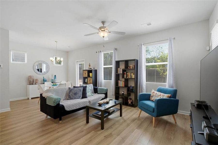 Furnished interior view inside a new home in Walden Park - The Retreat, Jonesboro (Image 7).