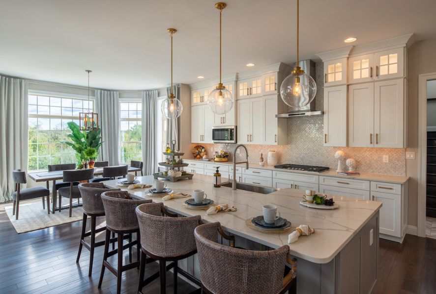 Chef's Kitchen & Breakfast Area