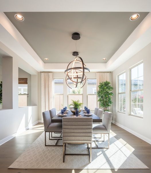 Furnished interior view inside a new home in Elegance at Eastmark, Mesa (Image 41).