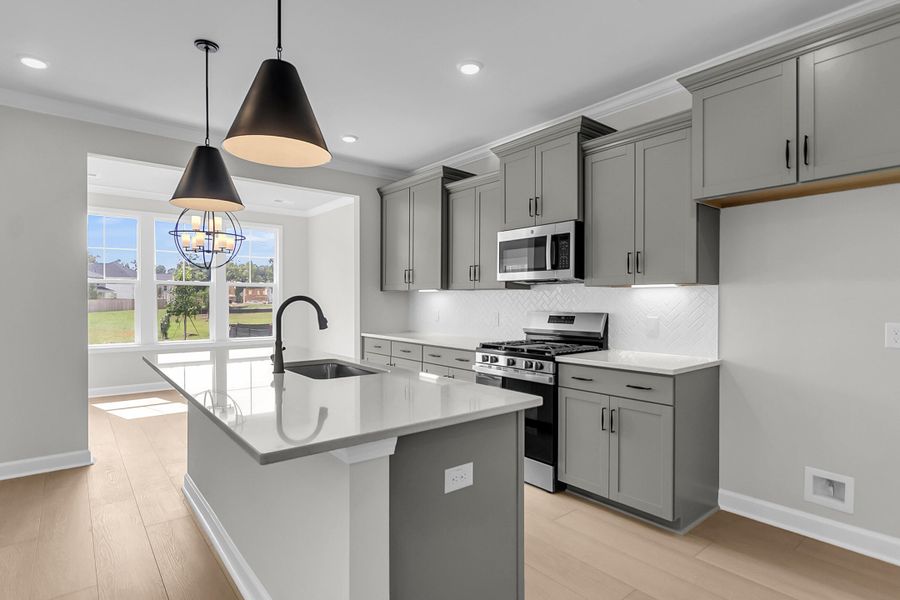 Furnished interior view inside a new home in , Summerville (Image 9).