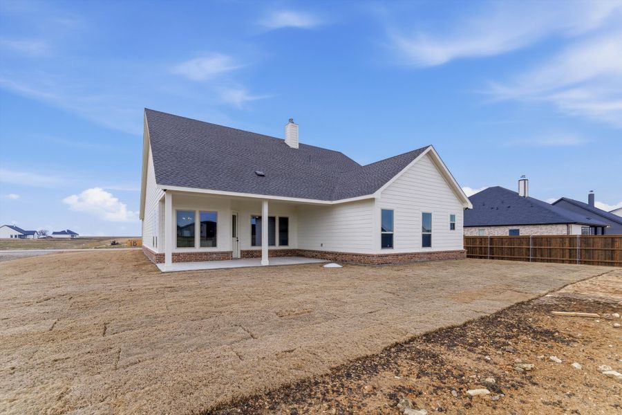 Exterior details and patio area of a home in Fairview Meadows, New Fairview (Image 18).