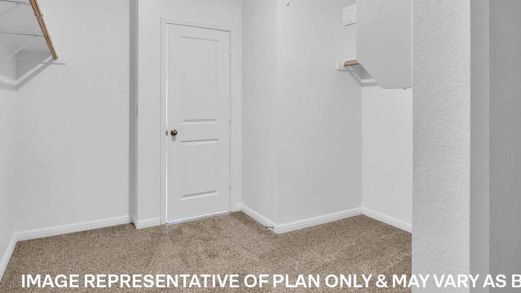 Spacious, unfurnished interior of a new home in Trails at Wildhorse, Austin (Image 19).