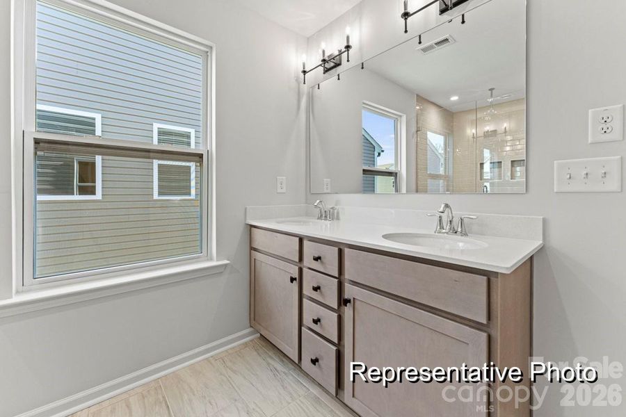 Furnished interior view inside a new home in Huntington Hills, Lincolnton (Image 8).