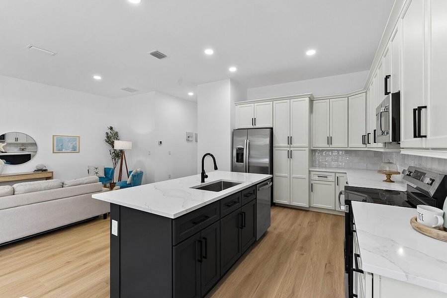 Furnished interior view inside a new home in , Vero Beach (Image 20).