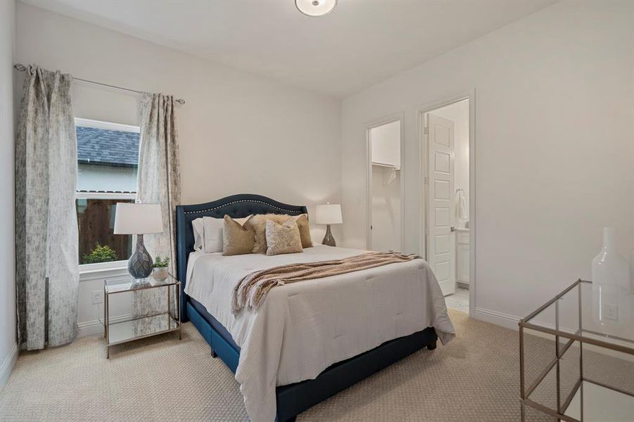 Furnished interior view inside a new home in The Lakes at Parks of Aledo, Aledo (Image 23). Furnished interior view inside a new home in The Lakes at Parks of Aledo, Aledo (Image 23).