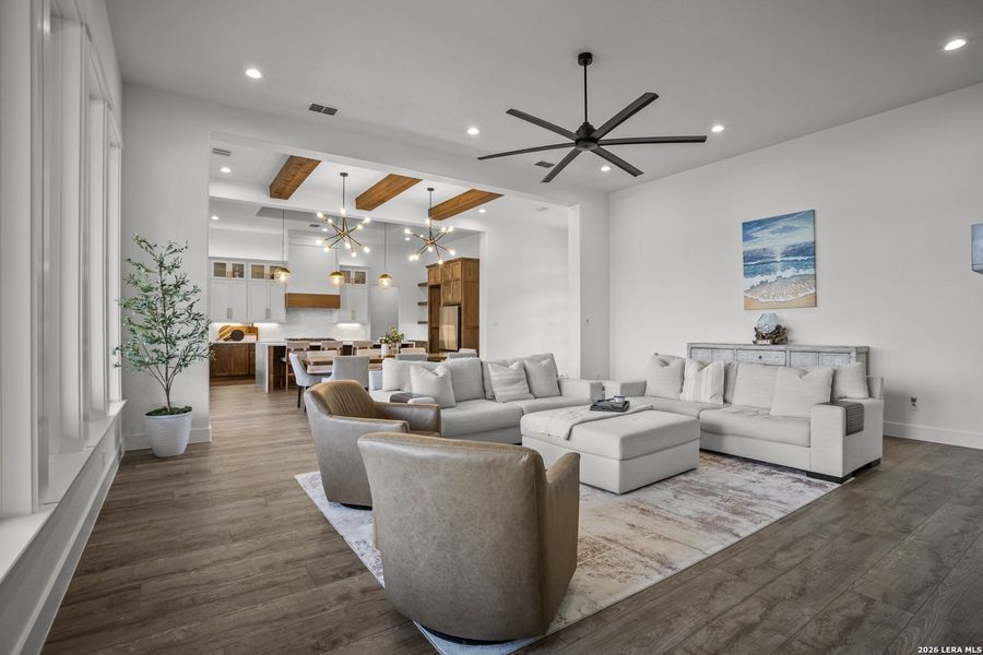 Furnished interior view inside a new home in , Bulverde (Image 32).