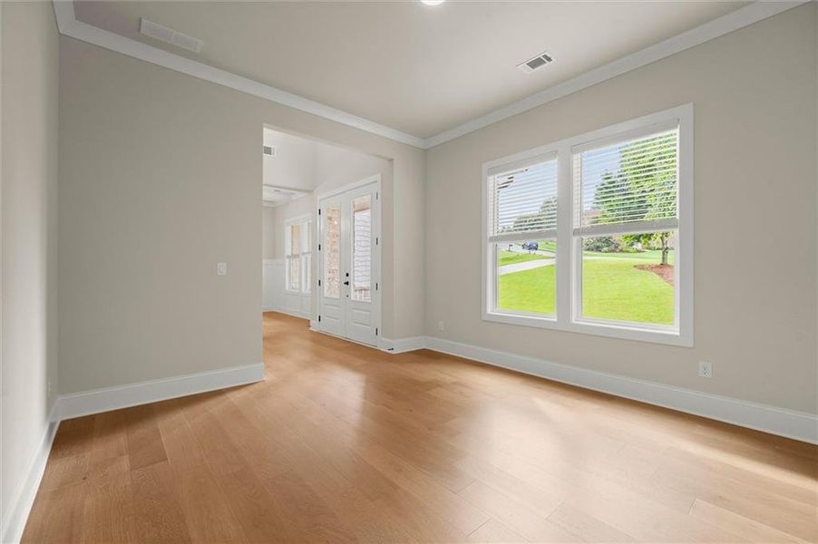 Spacious, unfurnished interior of a new home in , Flowery Branch (Image 27). Spacious, unfurnished interior of a new home in , Flowery Branch (Image 27).
