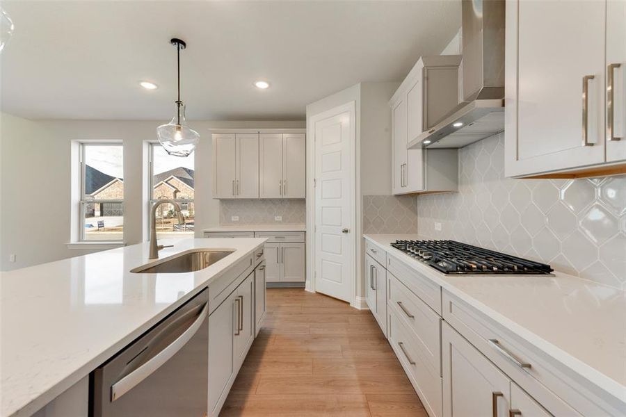 Furnished interior view inside a new home in Villages of Creekwood, Frisco (Image 13).