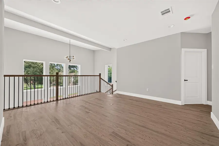 Upstairs game room