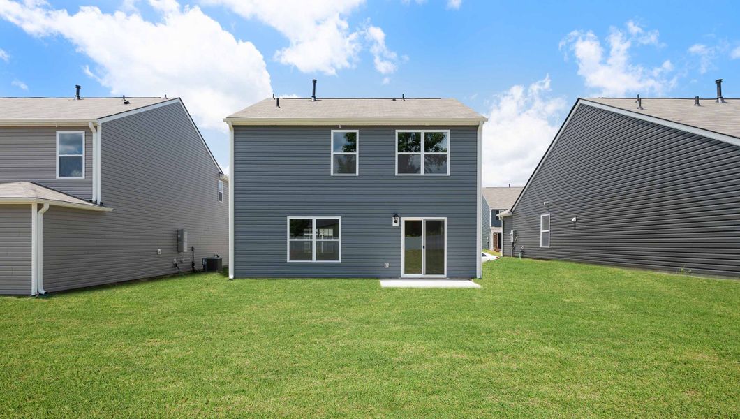Exterior details and patio area of a home in Varner Station, Woodruff (Image 19).
