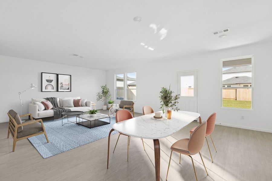 Furnished interior view inside a new home in Montgomery Bend, Montgomery (Image 11).